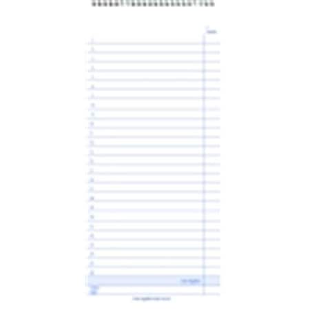 School Smart School Smart Spelling Tablet - 4 x 9 in. - Spiral Bound; 40 Sheets 1486644